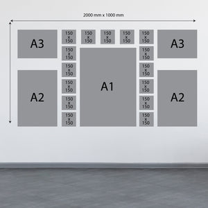 Combo 45 - 20 Prints - 1 x A1 | 2 x A2 | 2 x A3 | 15 x (150 x 150)
